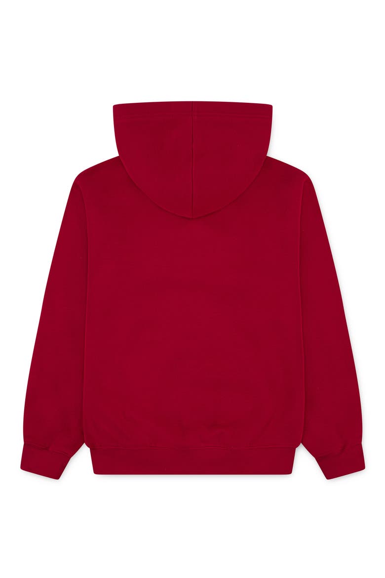 Kids' Brooklyn Fleece Zip-Up Hoodie, Alternate, color, GYM RED