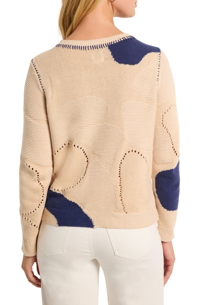 NIC+ZOE Placed Pebble Mix Stitch Sweater, Alternate, color,