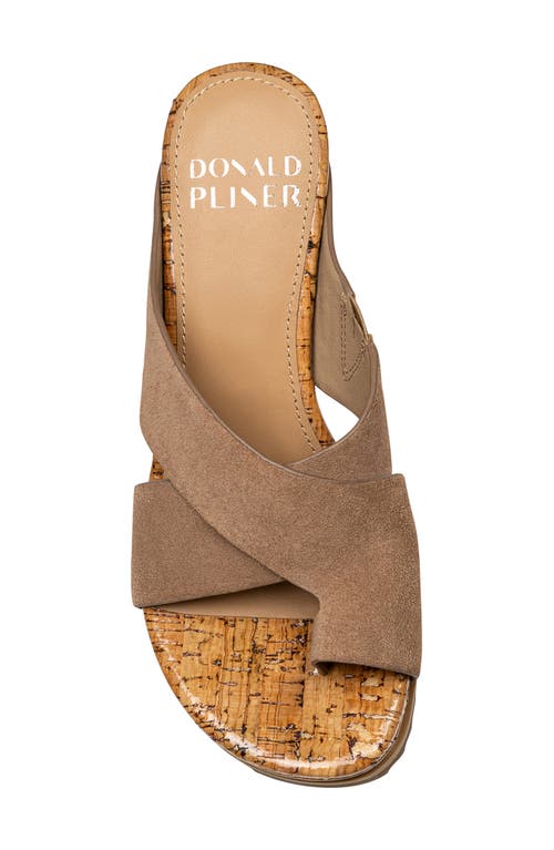 Donald Pliner Sisu Platform Wedge Sandal In Tobacco