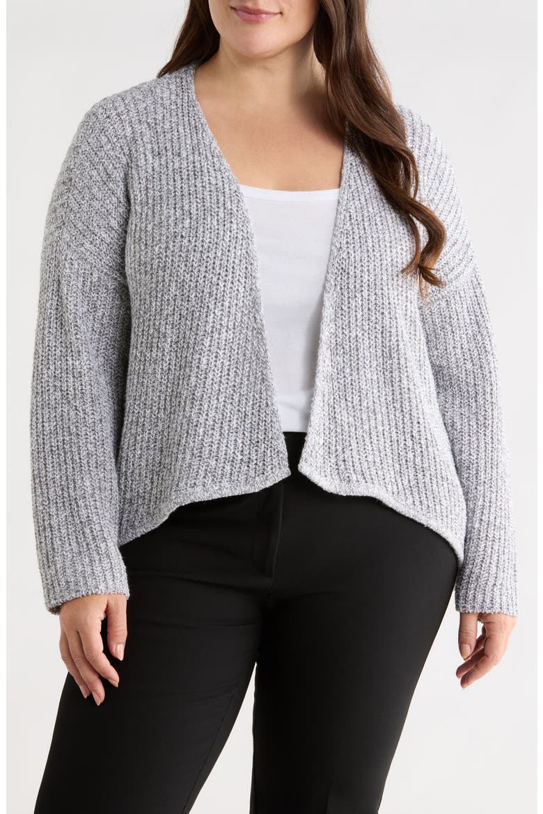Organic Cotton Blend Cardigan, Main, color, DARK PEARL