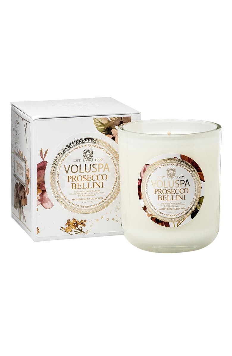 Voluspa Maison Blanc Prosecco Bellini Classic Maison Candle, Alternate, color, 