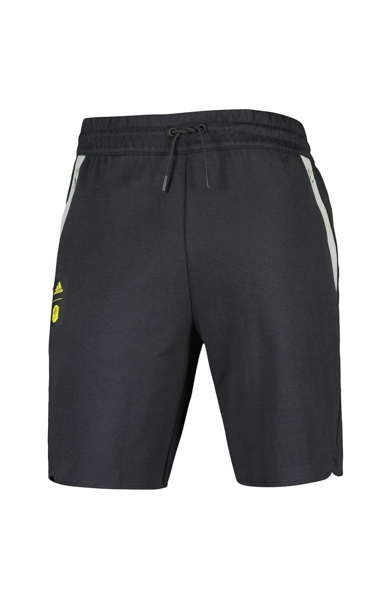 adidas Men's adidas Black Nashville SC 2023 Player Travel Shorts, Alternate, color, Charcoal