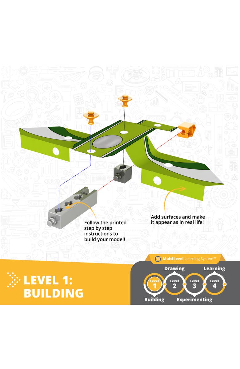 Engino Steam Labs Junior, How Solar Energy Works 4 Model Brick Building Set, Alternate, color, Multicolored