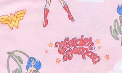 Copper Pearl Wonder Woman Newborn Knotted Gown In Wonder Woman