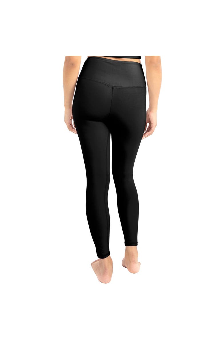 Kadi Brand Women's Black Baltimore Ravens Leggings & Midi Bra Set, Alternate, color, 