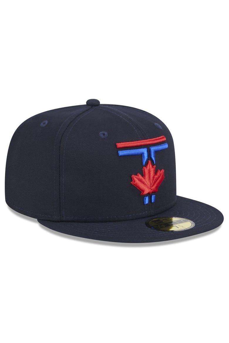 Men's New Era Navy Toronto Blue Jays 2024 City Connect 59FIFTY Fitted Hat, Alternate, color, Navy