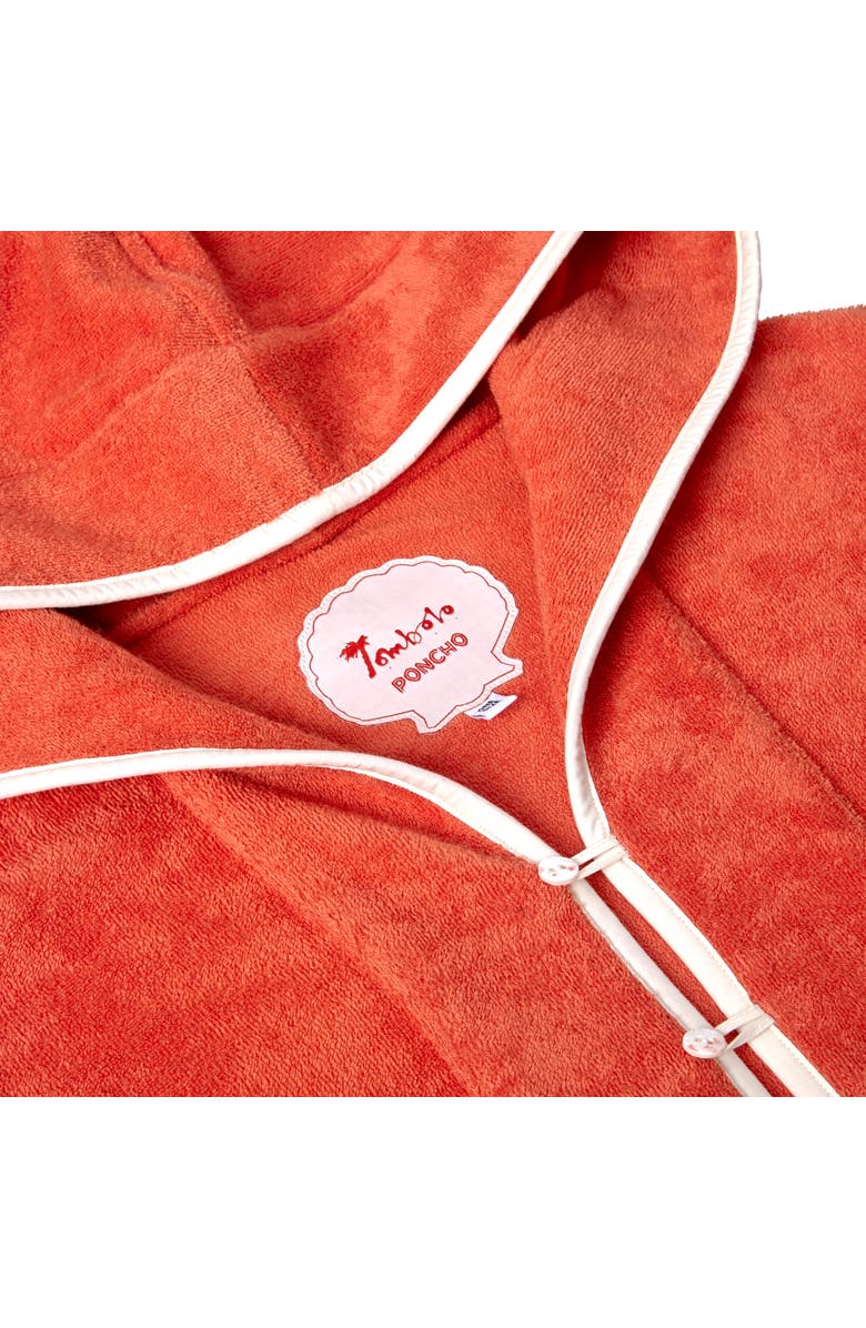 Tombolo 'Scallop' Beach Towel Top, Alternate, color, Coral