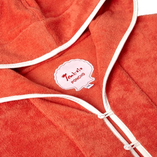 Tombolo 'scallop' Beach Towel Top In Coral