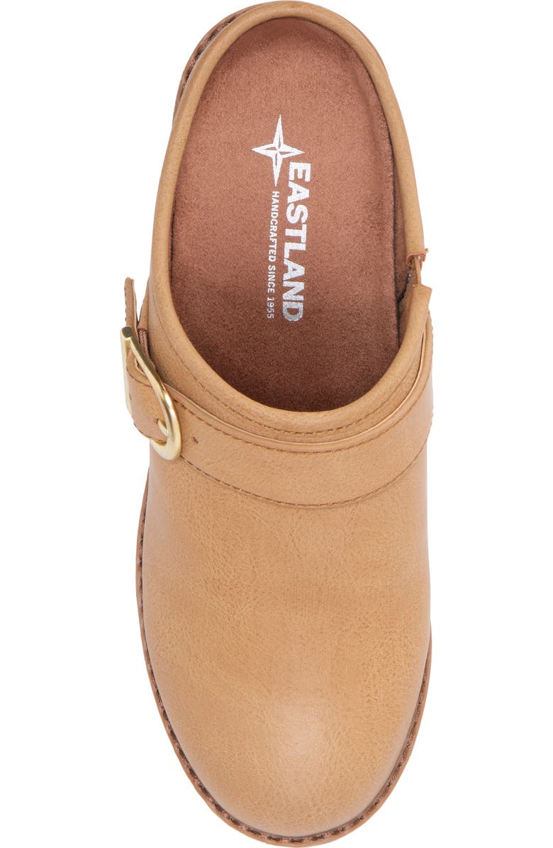Eastland Nola Block Heel Lug Sole Clog, Alternate, color, Light Tan