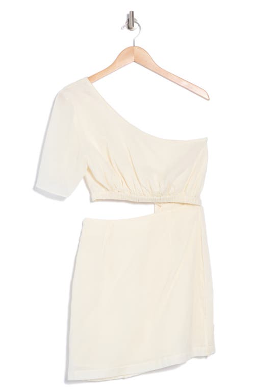 FREE PEOPLE FREE PEOPLE OPAL CUTOUT ONE-SHOULDER MINIDRESS 