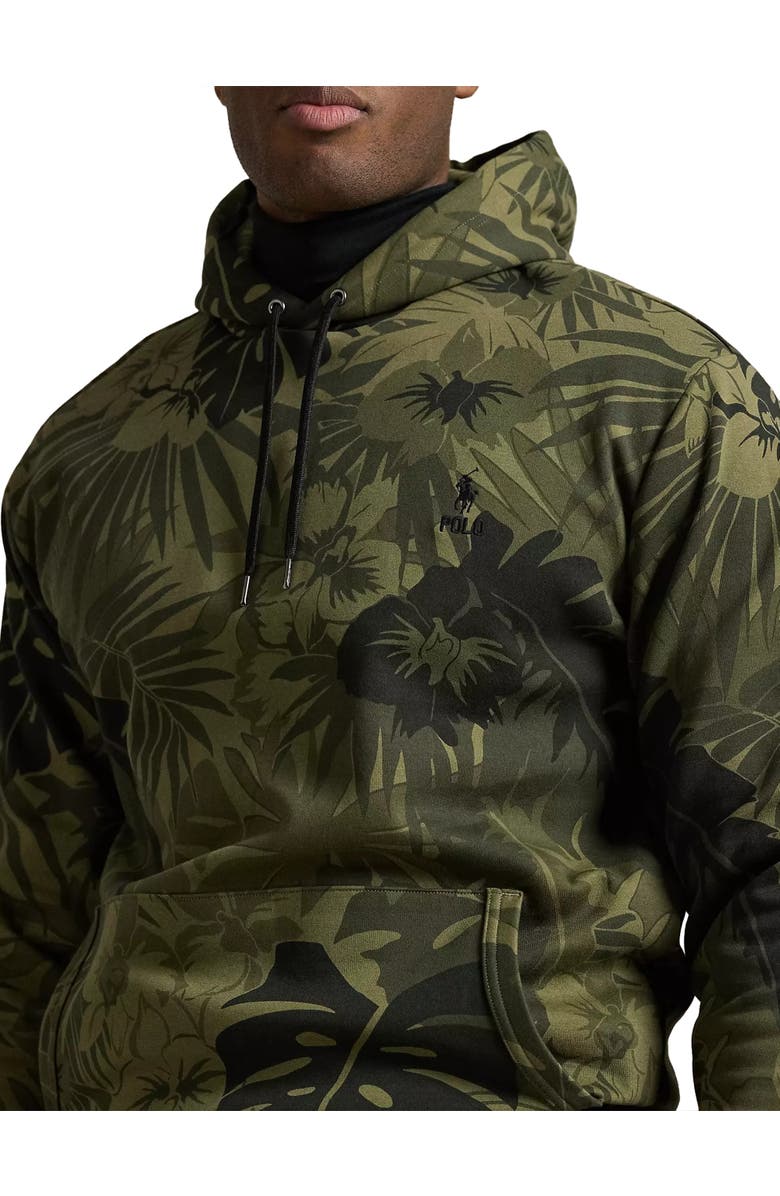 Polo Ralph Lauren Big & Tall Palm-Camo Double-Knit Hoodie, Alternate, color, 