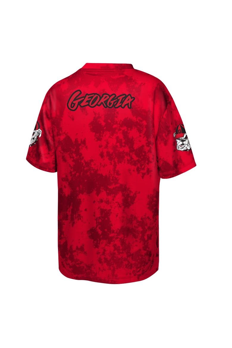 Youth Outerstuff  Red Georgia Bulldogs Off-Side Sublimated T-Shirt, Alternate, color, Red