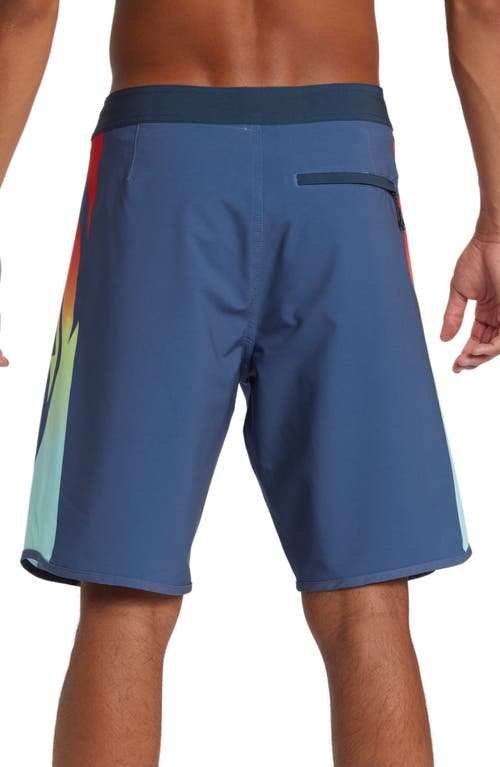 Quiksilver Surfksilk Holmes Swim Trunks In Vintage Indigo Apero Classi Ss