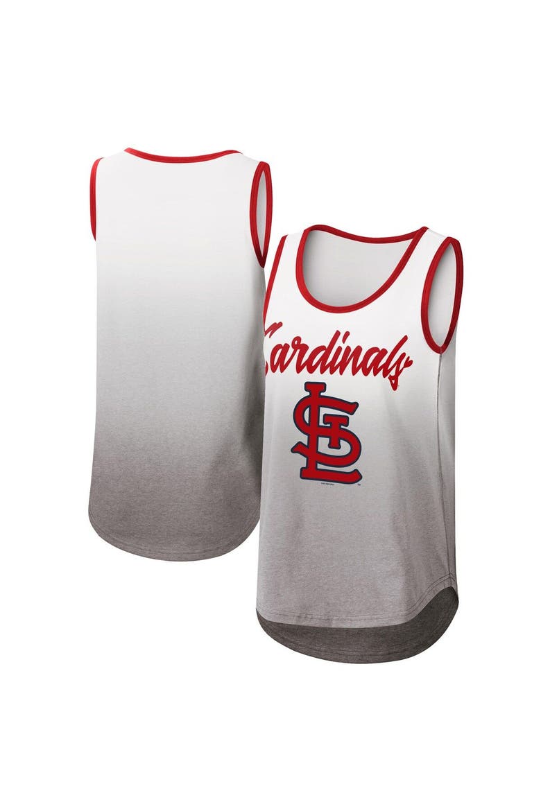 Women's G-III 4Her by Carl Banks White St. Louis Cardinals Logo Opening Day Tank Top, Main, color, White