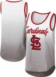 G-III 4HER BY CARL BANKS Women's G-III 4Her by Carl Banks White St. Louis Cardinals Logo Opening Day Tank Top