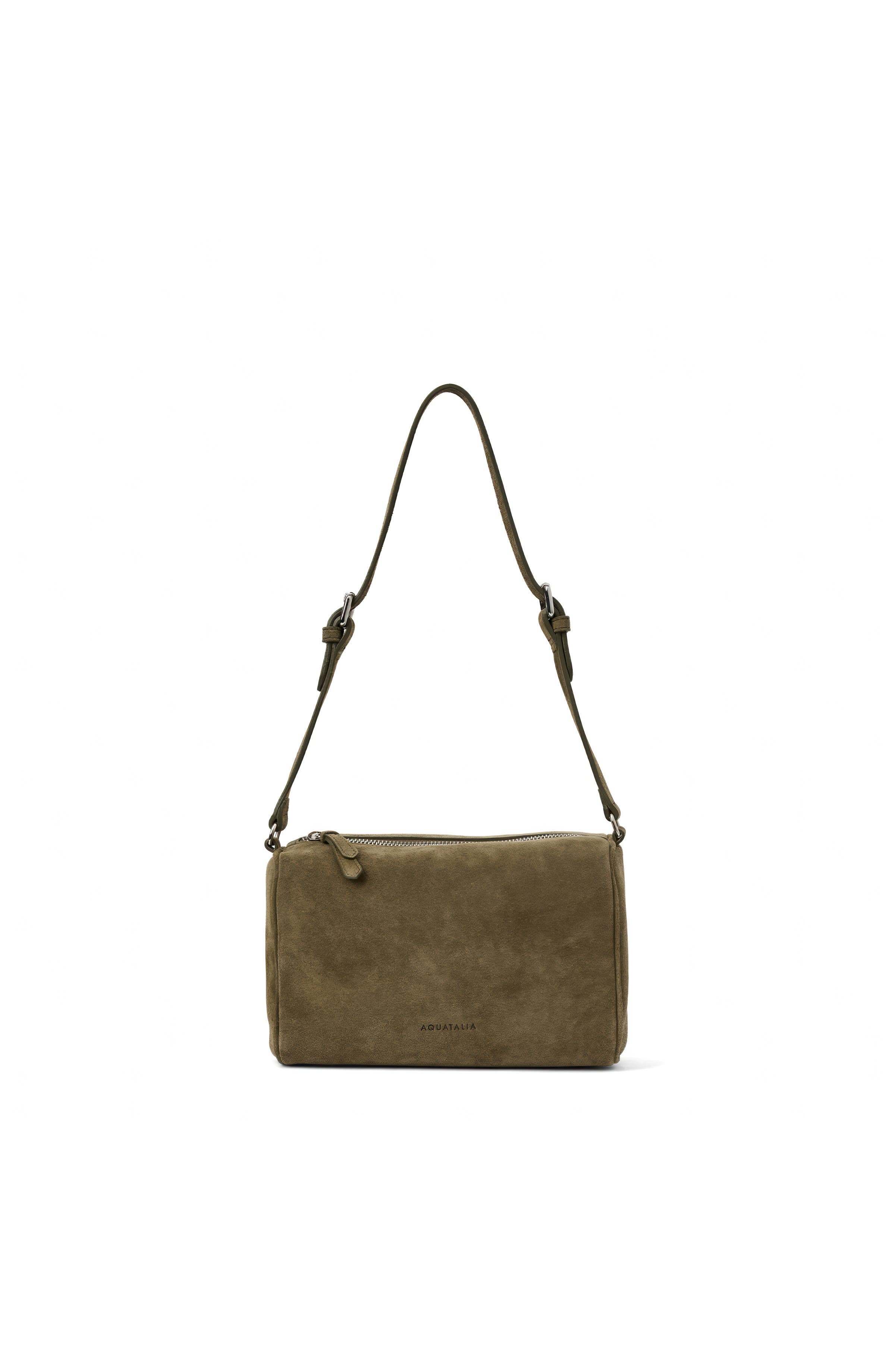 OLIVE SUEDE