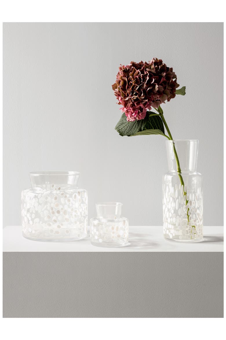 Meadow Winter Wide Vase, Alternate, color, MULTI