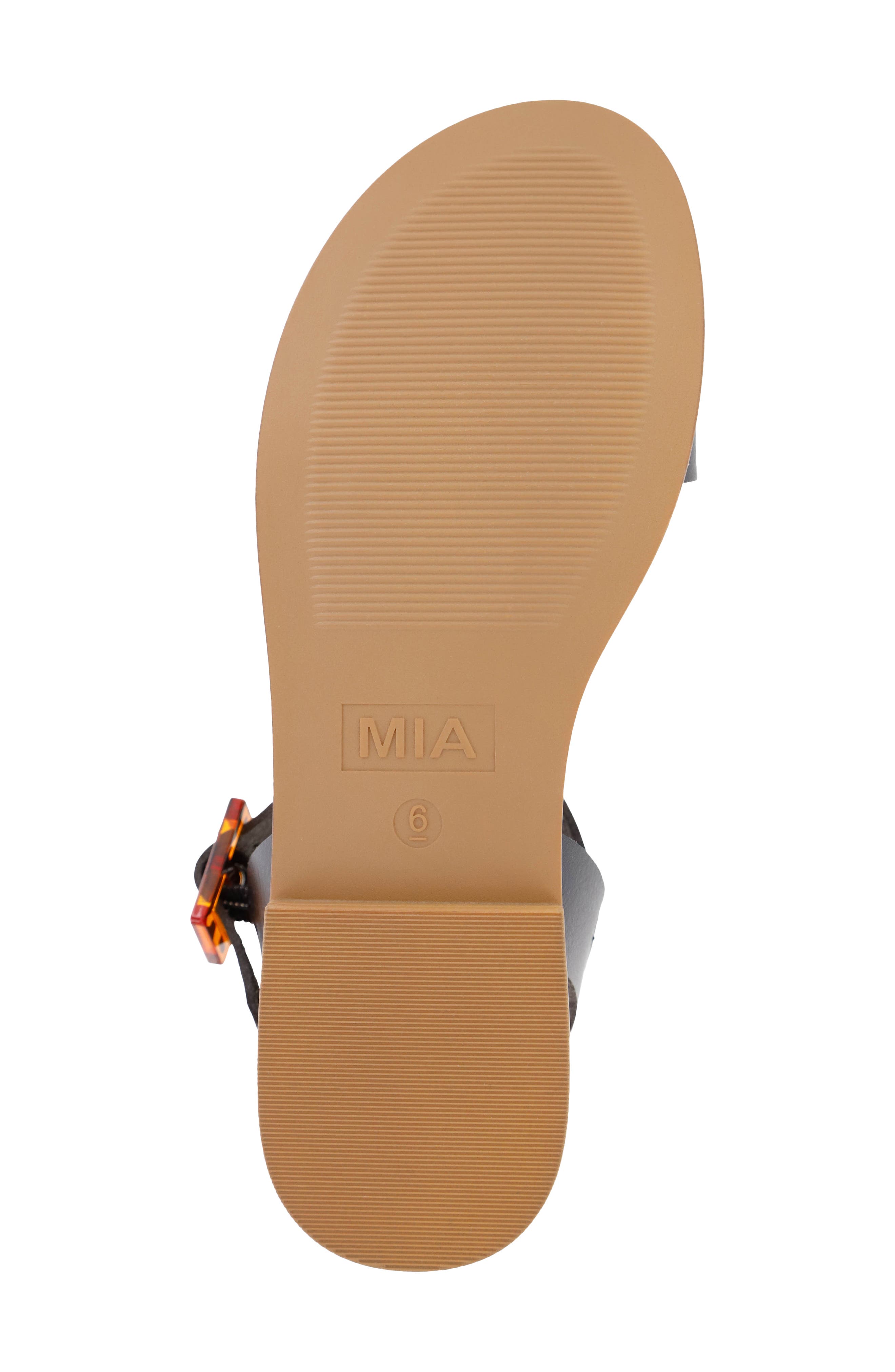 MIA Peyton Ankle Strap Sandal, Alternate, color, Black