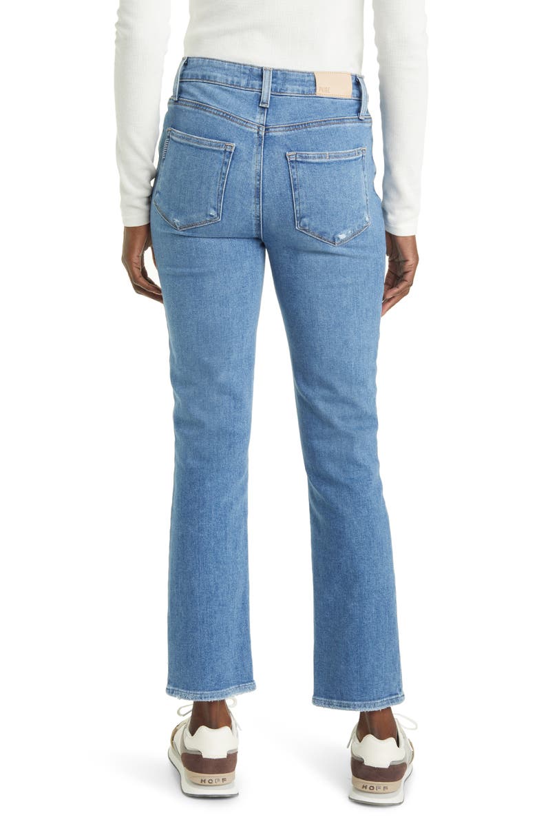 PAIGE Cindy High Waist Ankle Straight Leg Jeans, Alternate, color, 
