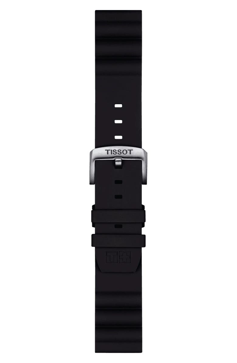 Tissot 22mm Silicone Watchband, Main, color, 