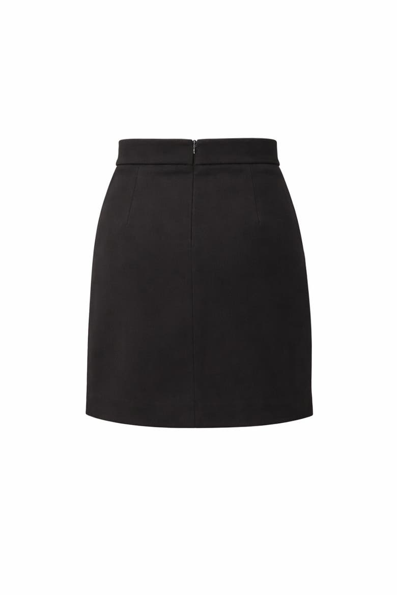 Braxton Mini Skirt, Alternate, color, BLACK