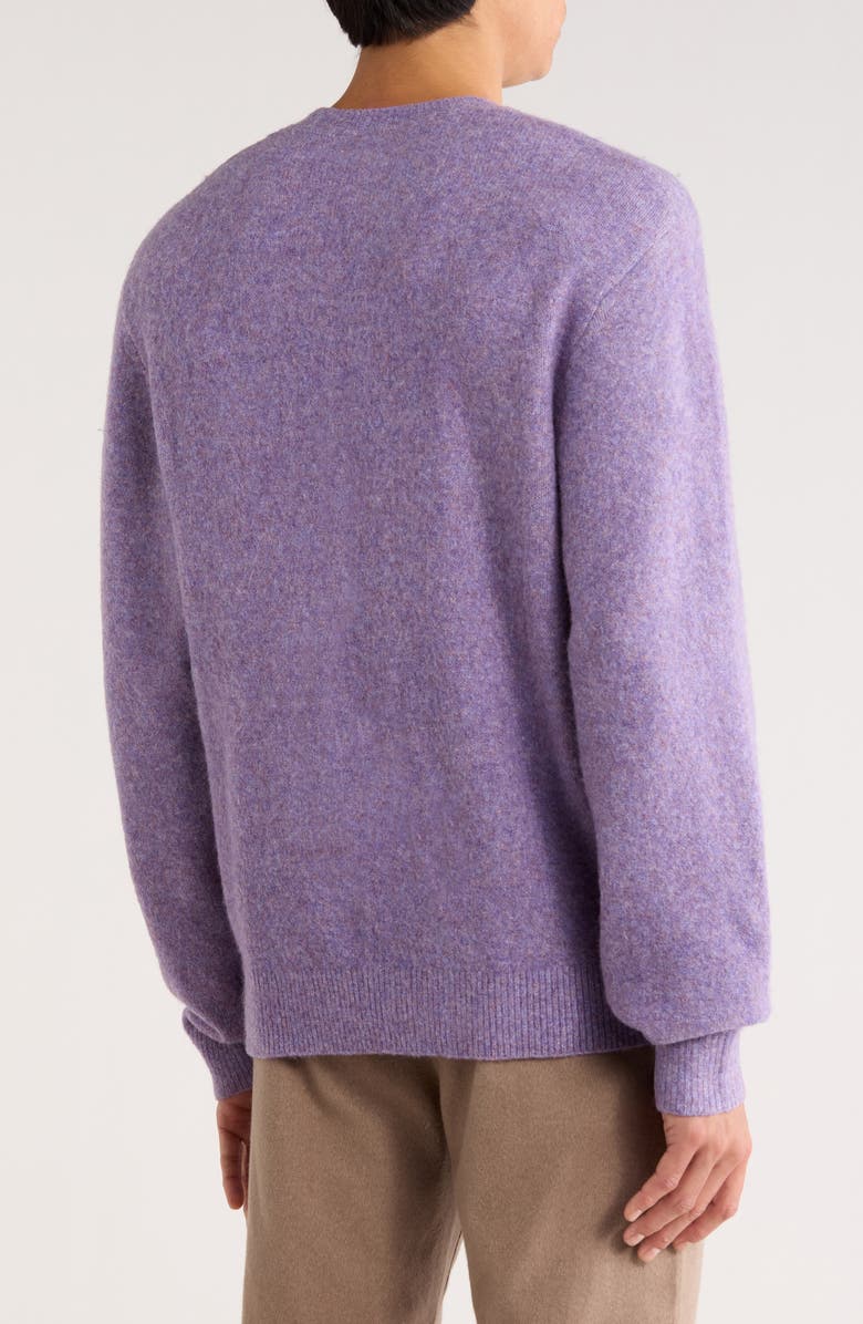 Carhartt Work In Progress Curtis Heathered Crewneck Sweater, Alternate, color, Tangled Phlox