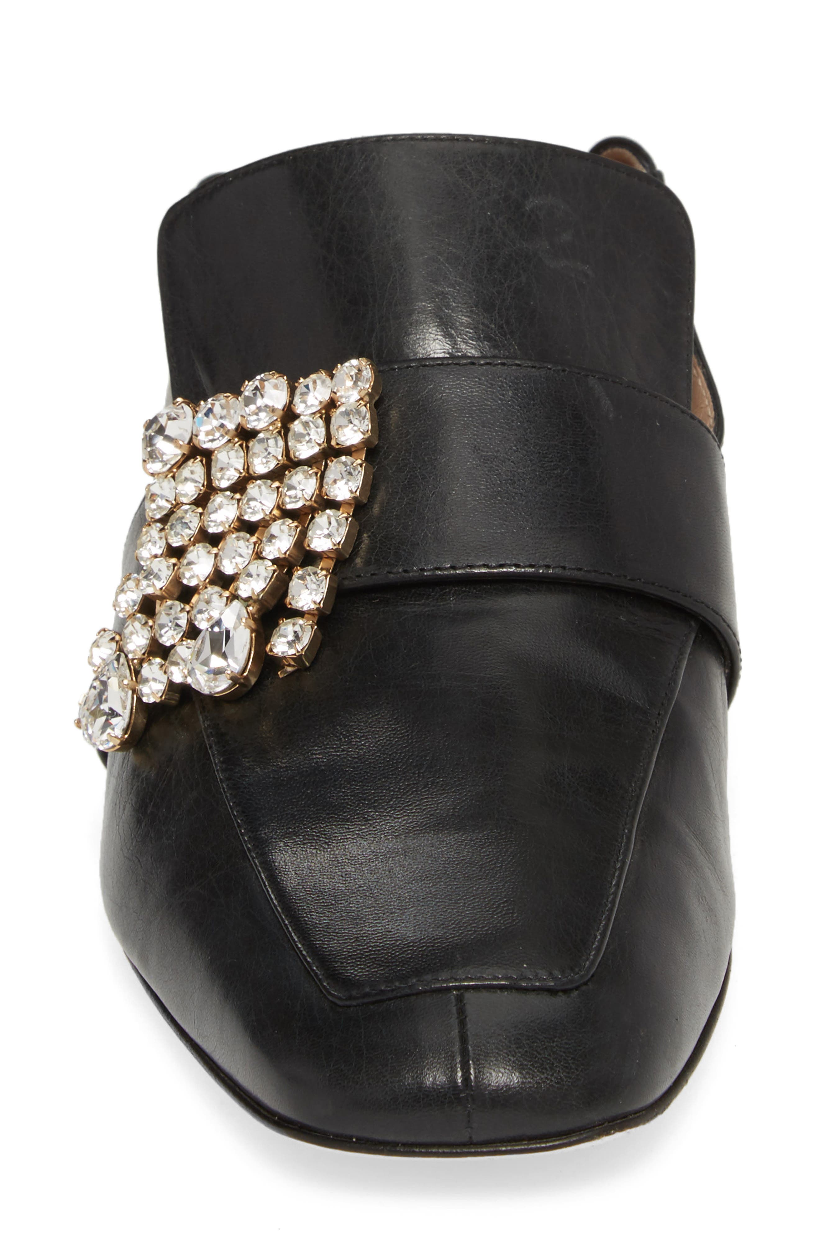 Stuart Weitzman Irises Embellished Loafer Pump, Alternate, color, 