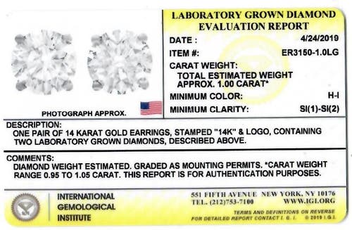 Bliss Diamond 1ct Tw Diamond Screw Back Studs