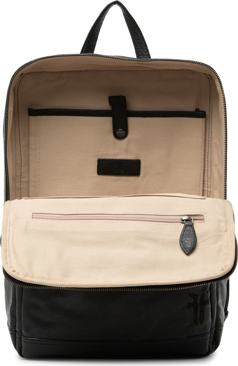 Frye Leather Backpack, Alternate, color,