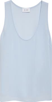 ST. JOHN Silk Crepe Shell