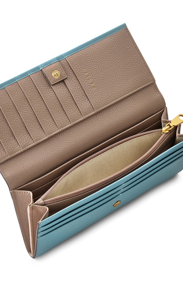 Radley Leather Continental Wallet, Alternate, color, Cameo