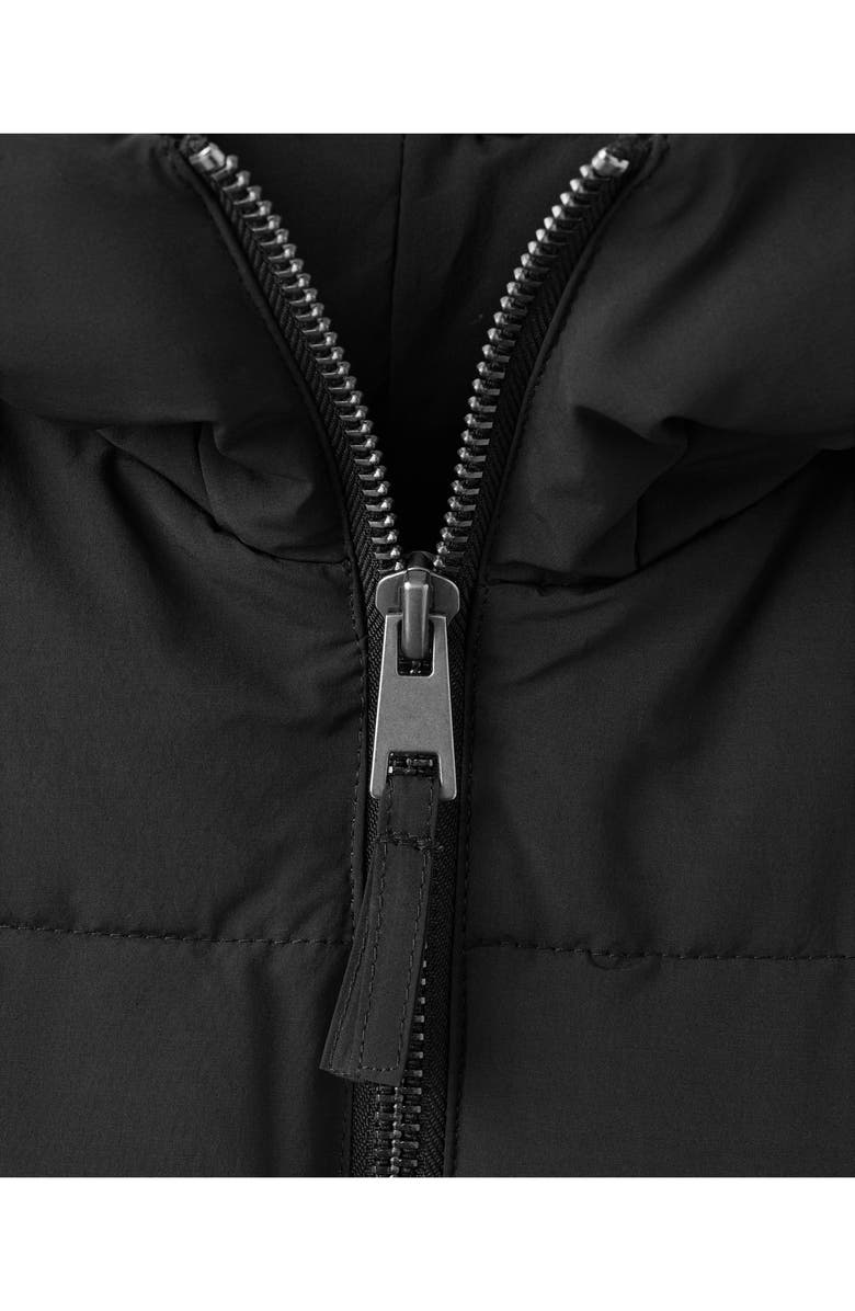 MANGO Quilted Hooded Puffer Coat, Alternate, color, Black