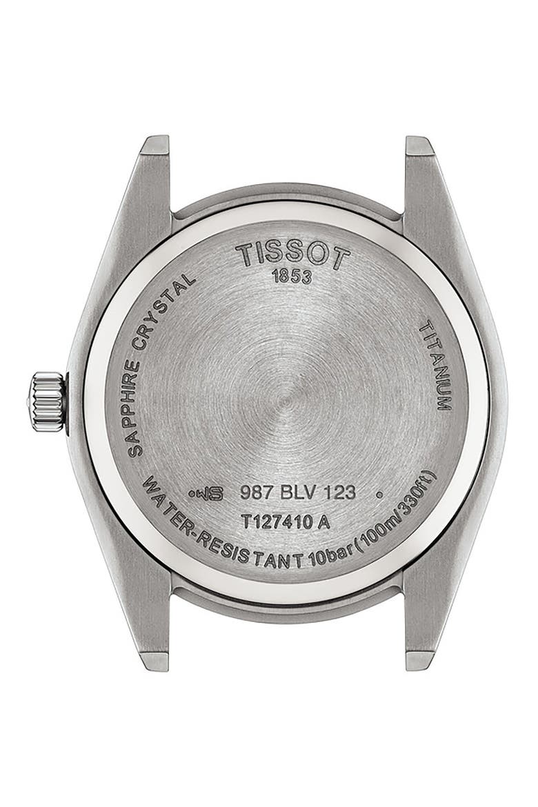 Gentleman Titanium Bracelet Watch, 40mm, Alternate, color, GREY