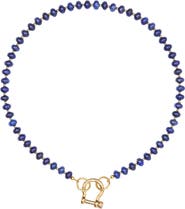 SHOP SPICY DAN Levi Blue Lapis Gold Plated Necklace