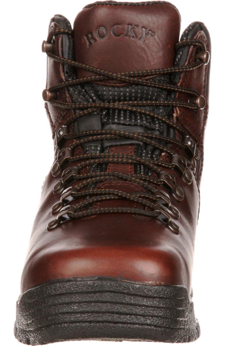 Rocky SlipResistant Waterproof Steel Toe Waterproof Work Boots, Alternate, color, Dark Brown