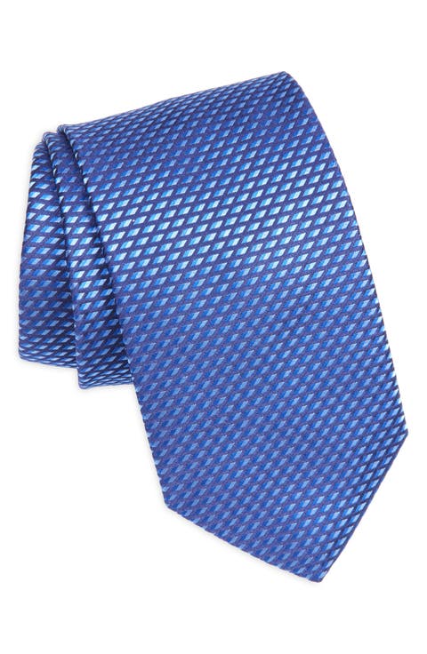 Geometric Silk Tie