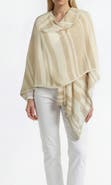 Portolano Cashmere lightweight striped shawl
