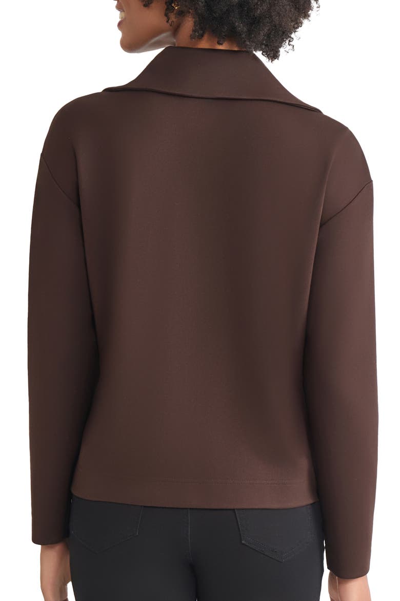 Quarter Zip Pullover, Alternate, color, COFFEE BEAN