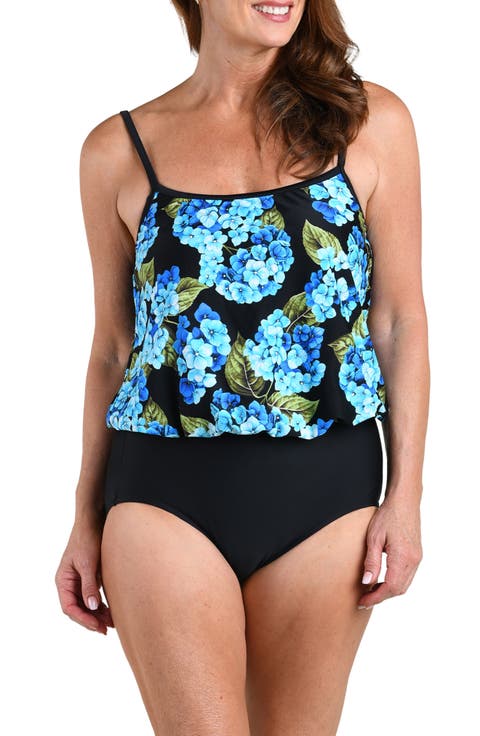 Chantilly Blouson One-Piece Swimsuit