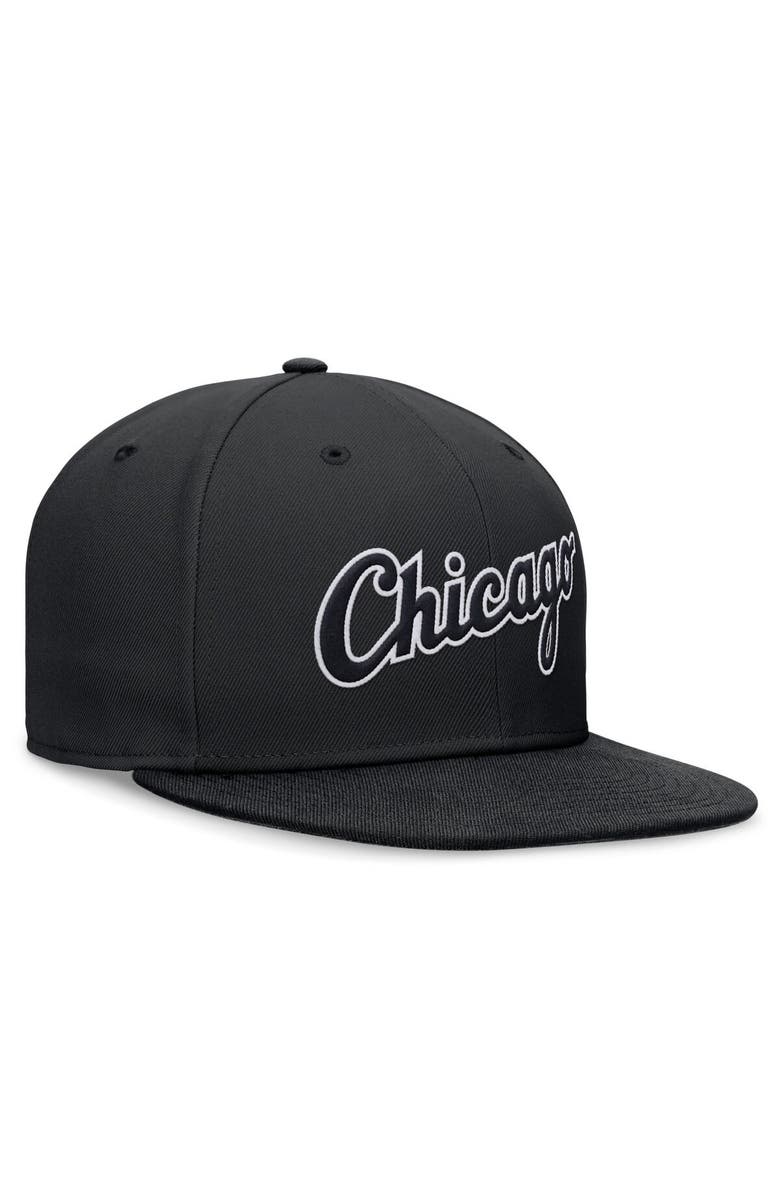 Nike Men's Nike Black Chicago White Sox Evergreen Performance Fitted Hat, Alternate, color, Black