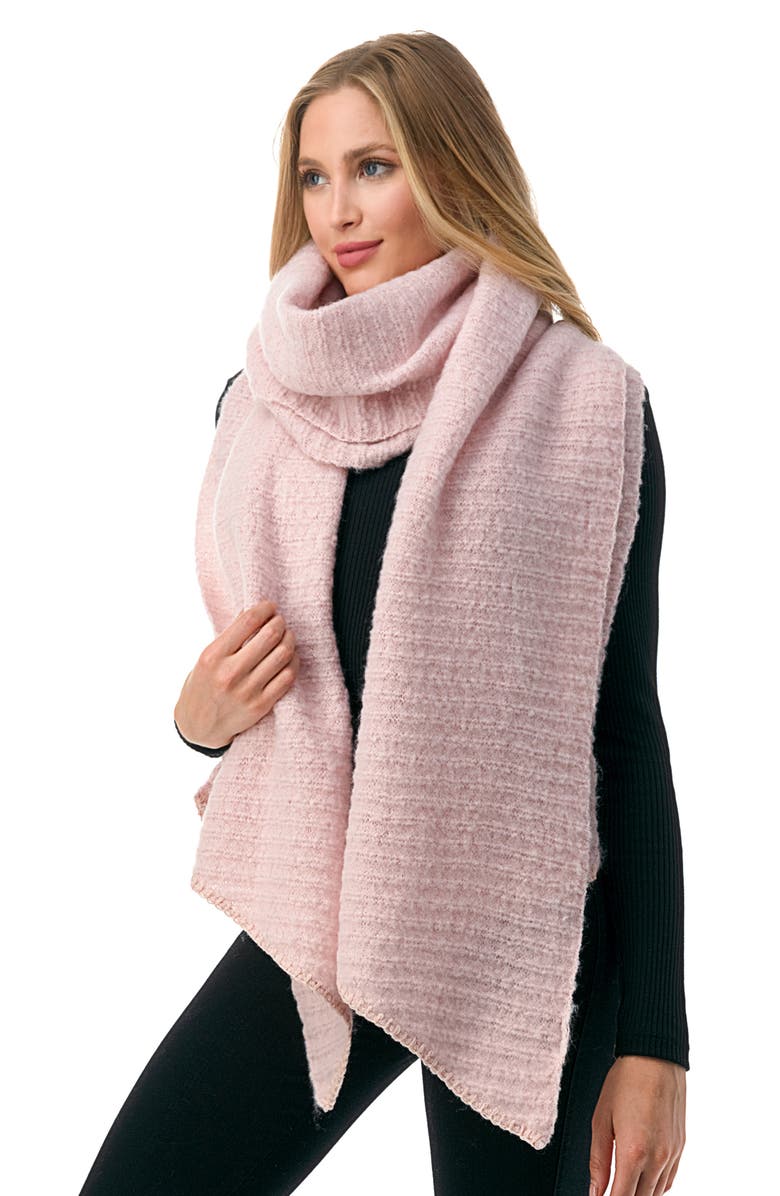 MARCUS ADLER Ultrasoft Whipstich Scarf, Alternate, color, Pink