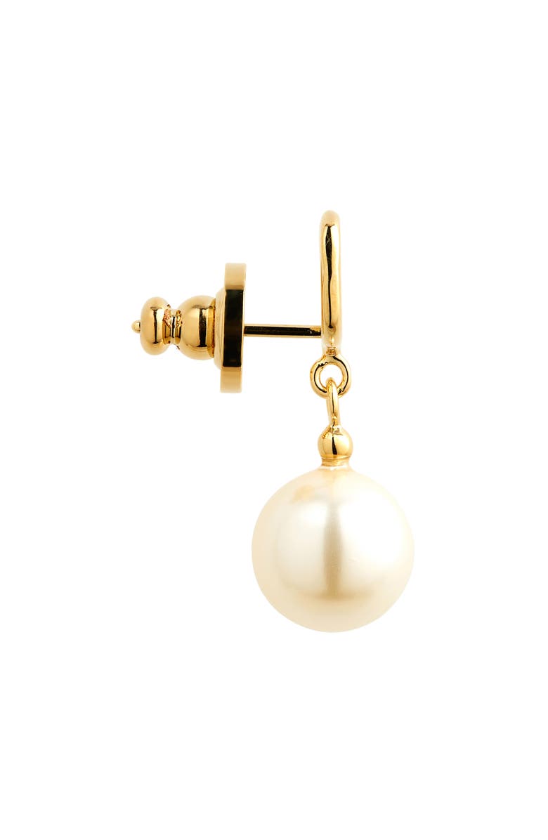 Valentino Garavani VLOGO Imitation Pearl Drop Earrings, Alternate, color,