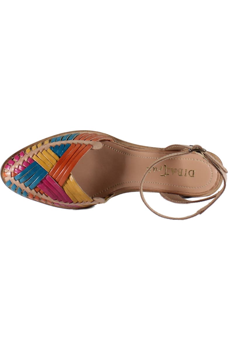 Diba True SHOOTIN STAR Leather Huarache Sandal, Alternate, color, Bright Multi