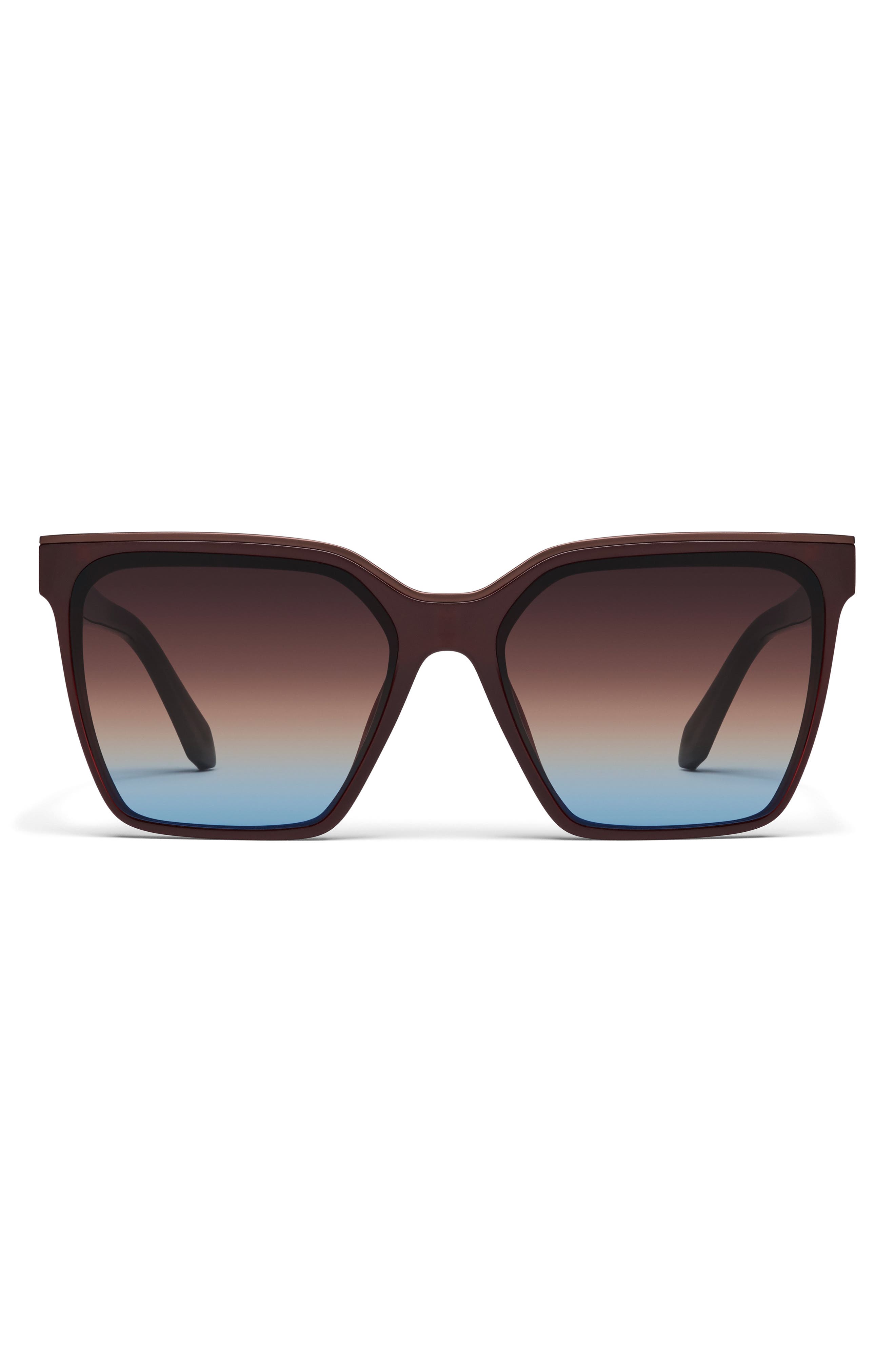 QUAY Level Up 60mm Gradient Square Sunglasses