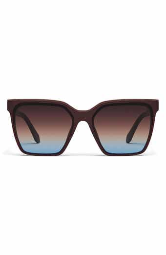 QUAY Level Up 60mm Gradient Square Sunglasses