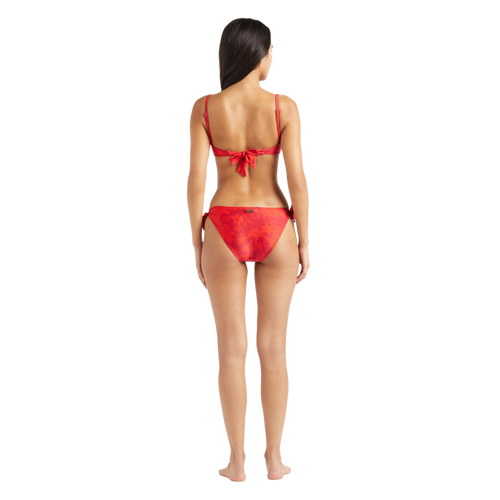 Shop Vilebrequin Flower Power Bra Bikini Top In Lipstick