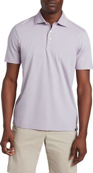 Faherty Movement Stripe Piqué Polo