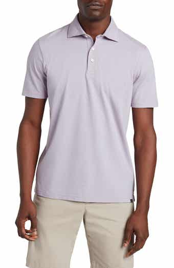 Faherty Movement Stripe Piqué Polo