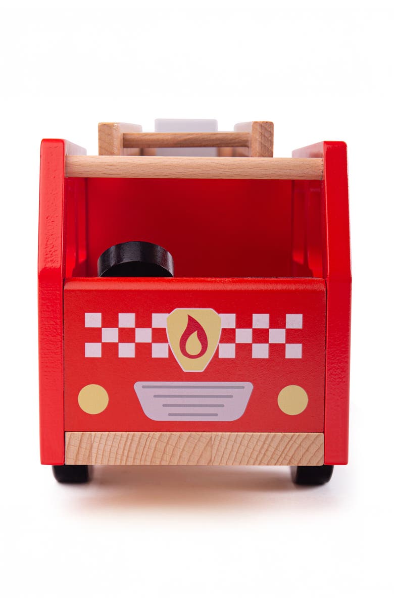 Bigjigs Heritage Playsets City Fire Engine, Alternate, color, Red