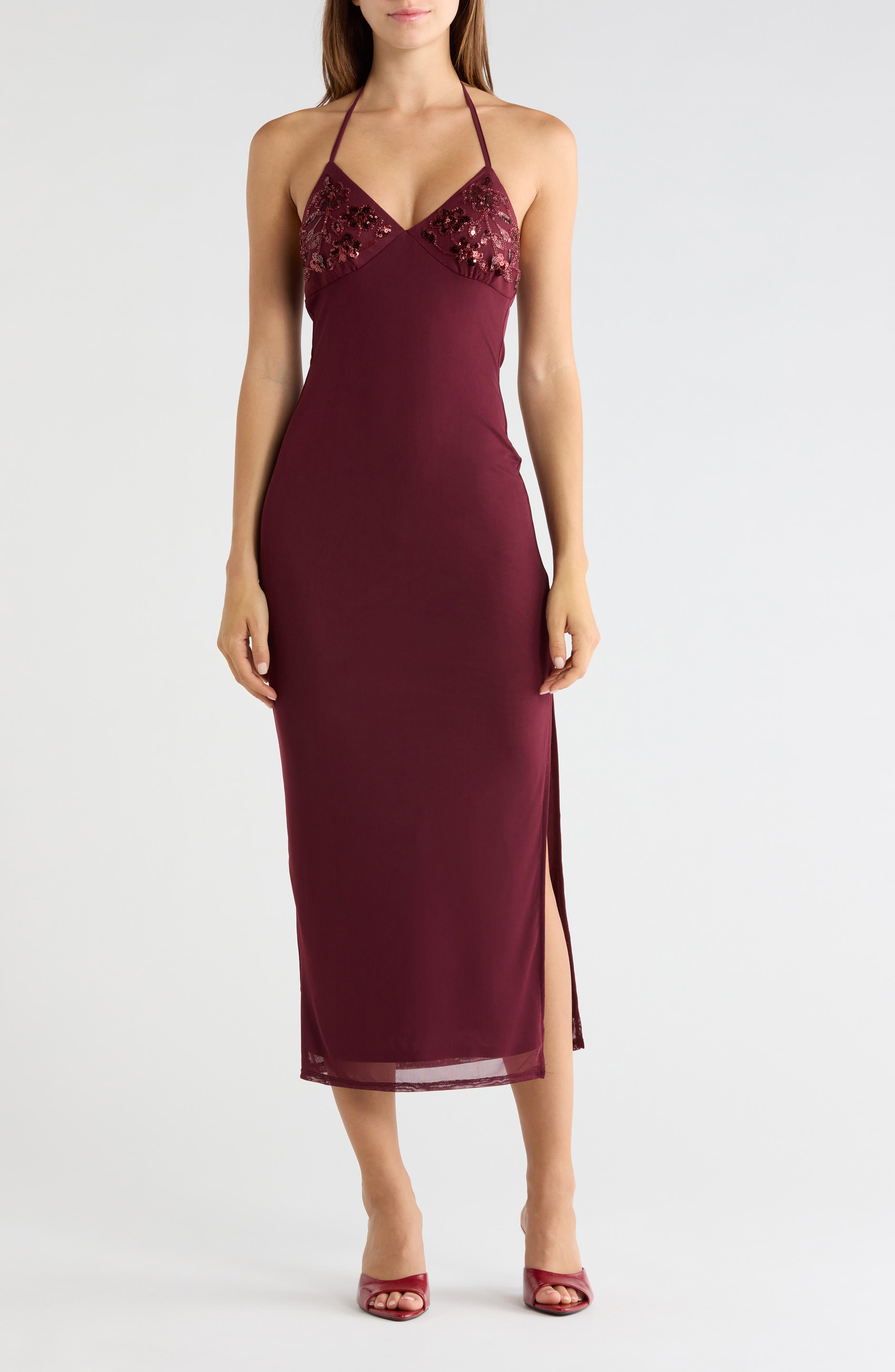selected BURGUNDY